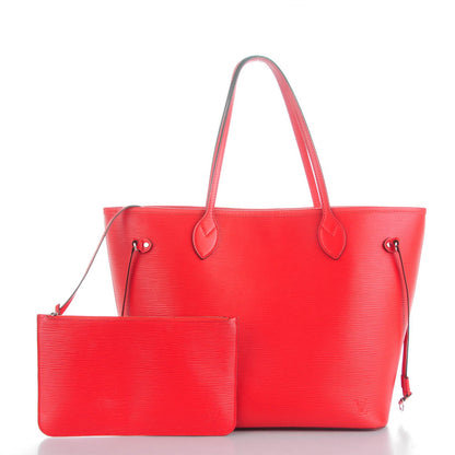 Louis Vuitton Epi Neverfull MM Coquelicot 3 of 8
