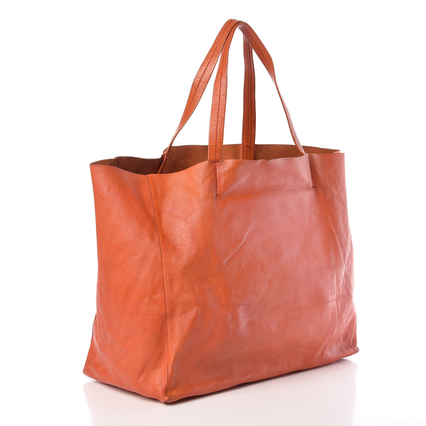 Calfskin Large Horizontal Cabas Phantom Orange