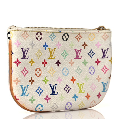 Louis Vuitton Monogram Multicolor Pochette Plate MM White 3 of 7