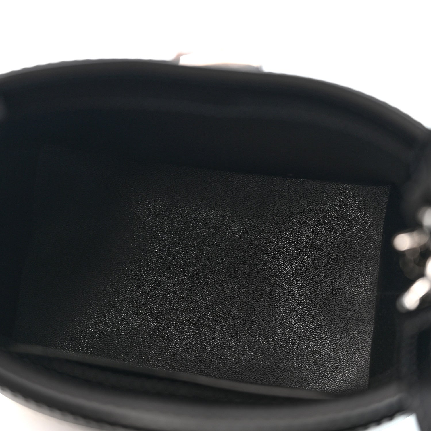 Givenchy Box Calfskin Shark Lock Bucket Bag Black 5 of 10