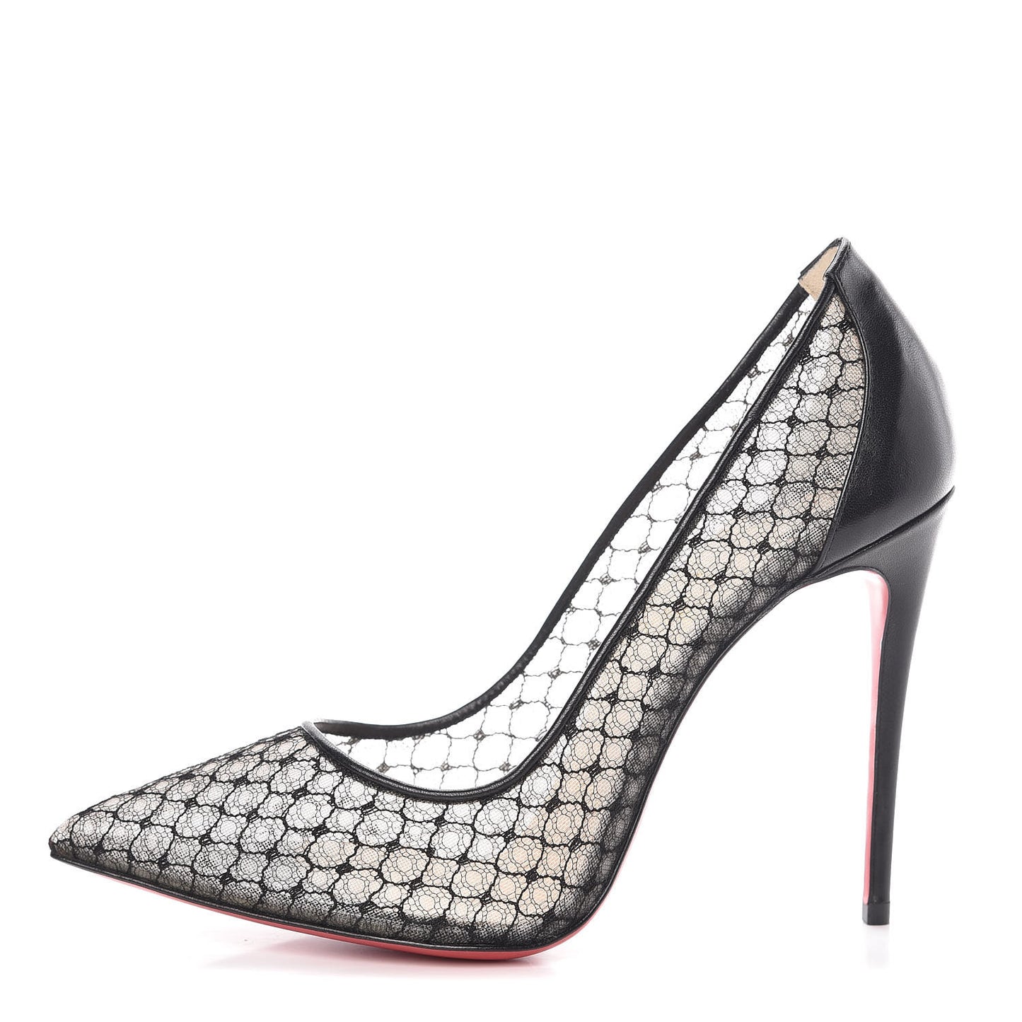 Nappa Bas Resille Follies Lace 100 Pumps 37 Black
