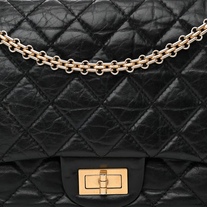 Chanel Aged Calfskin Quilted 2.55 Reissue 227 Flap Black 10 of 13