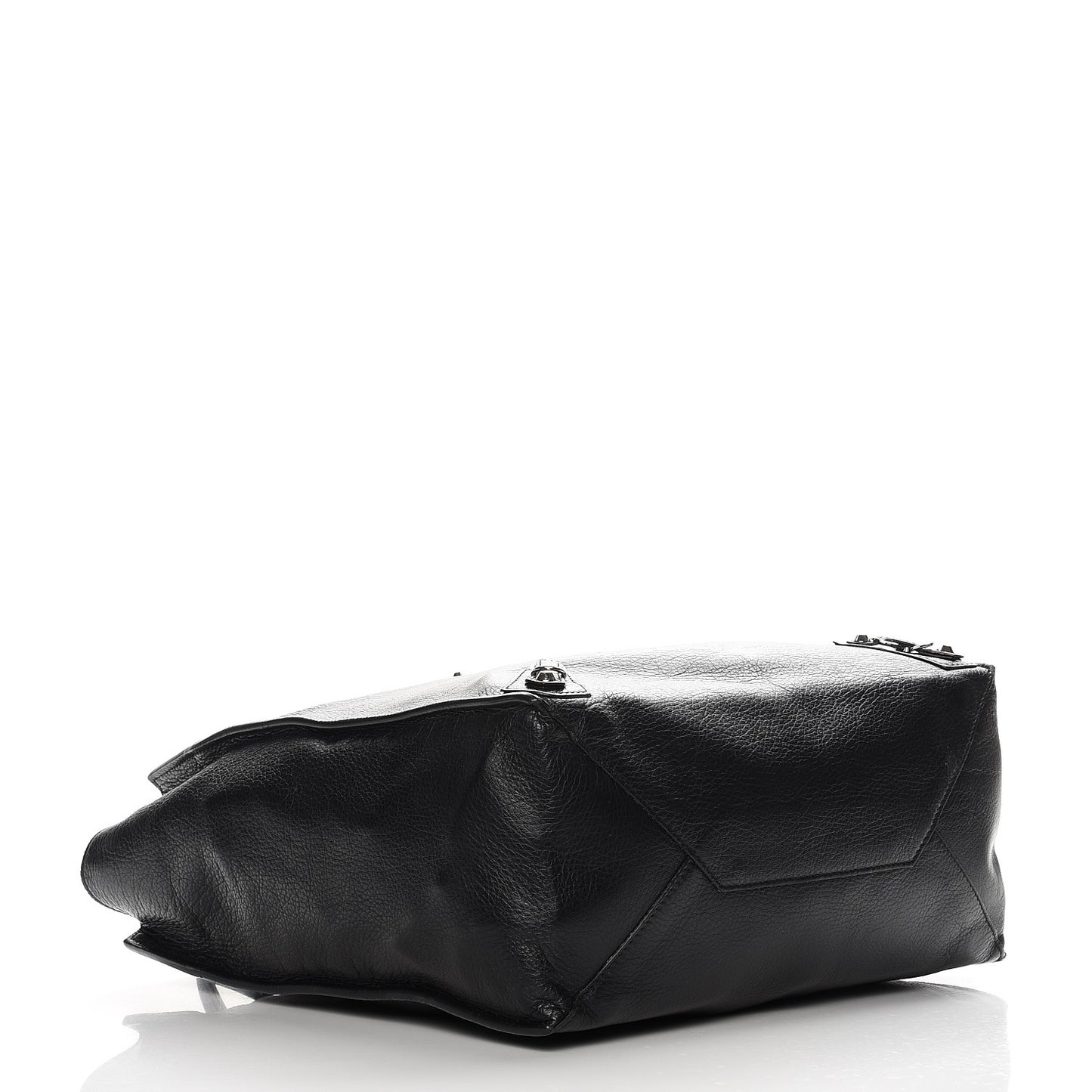Veau Papier Tote Black