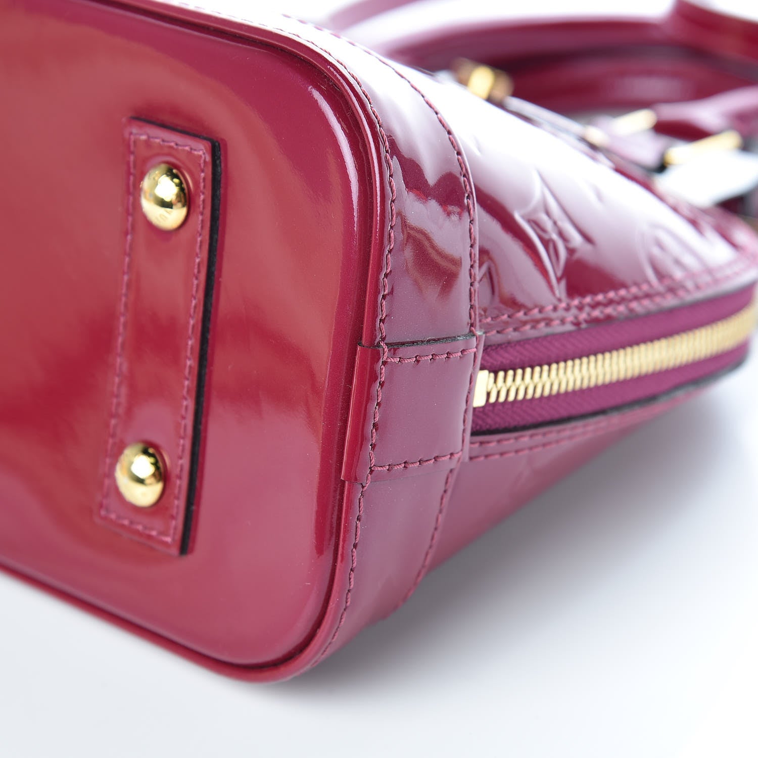 Louis Vuitton Vernis Alma BB Magenta 11 of 11