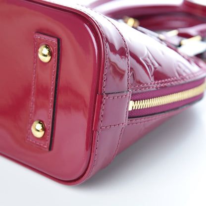 Louis Vuitton Vernis Alma BB Magenta 11 of 11