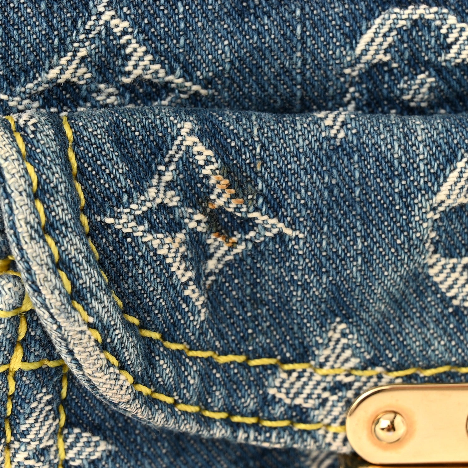 Louis Vuitton Monogram Denim Neo Speedy Blue 10 of 13