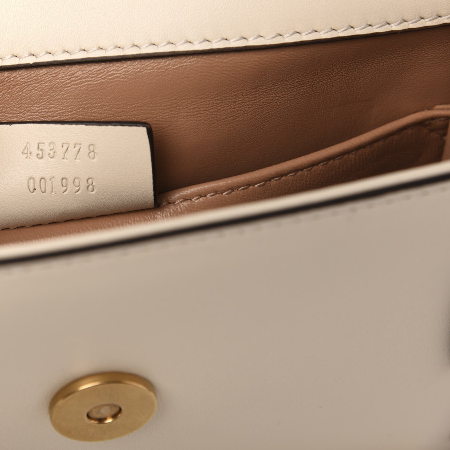 Gucci Nappa Pearl Studded Mini Queen Margaret Broadway Shoulder Bag Mystic White 8 of 12