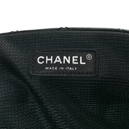 Chanel Calfskin Quilted XXL Travel Flap Bag Black 5 of 9