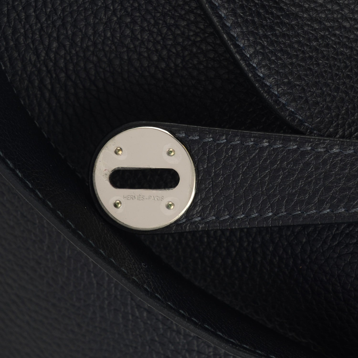 Hermes Taurillon Clemence Lindy 34 Indigo 8 of 9