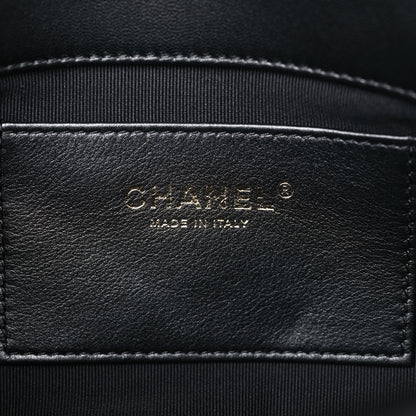 Chanel Lambskin Quilted CC Flap Shoulder Bag Black 6 of 10