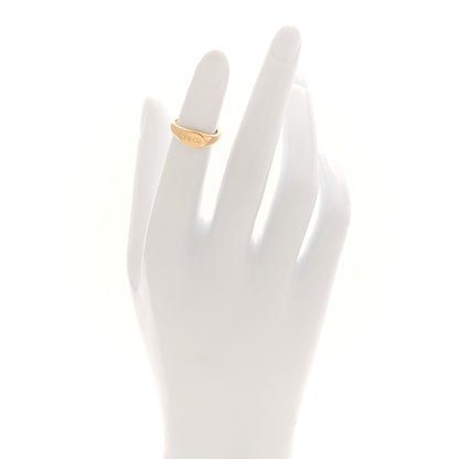 Tiffany 18K Yellow Gold Diamond Micro Oval Signet Ring 42 2.75 2 of 5