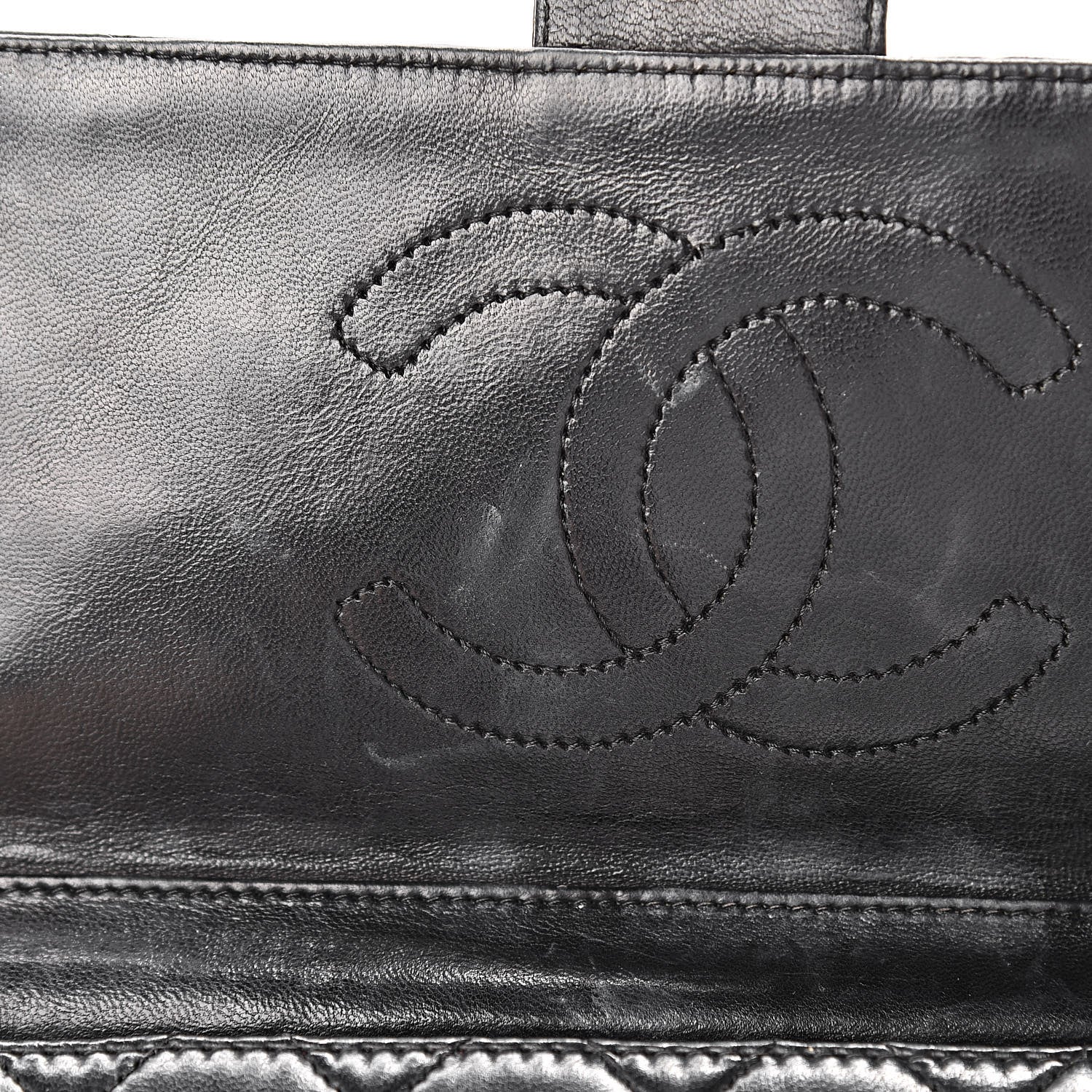 Chanel Lambskin Quilted Medium Single Flap Black 16 of 19