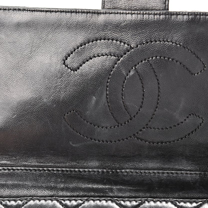 Chanel Lambskin Quilted Medium Single Flap Black 16 of 19