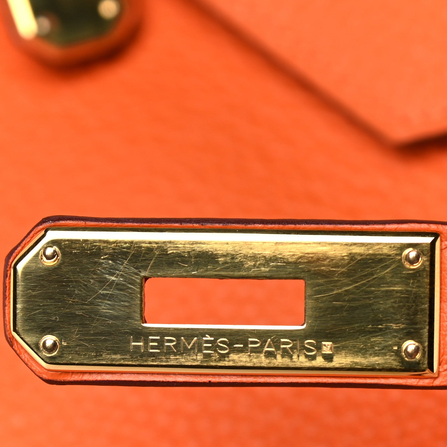 Hermes Togo Birkin 40 Orange 21 of 25