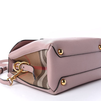 Burberry Derby Calfskin House Check Small Camberley Pink 9 of 12