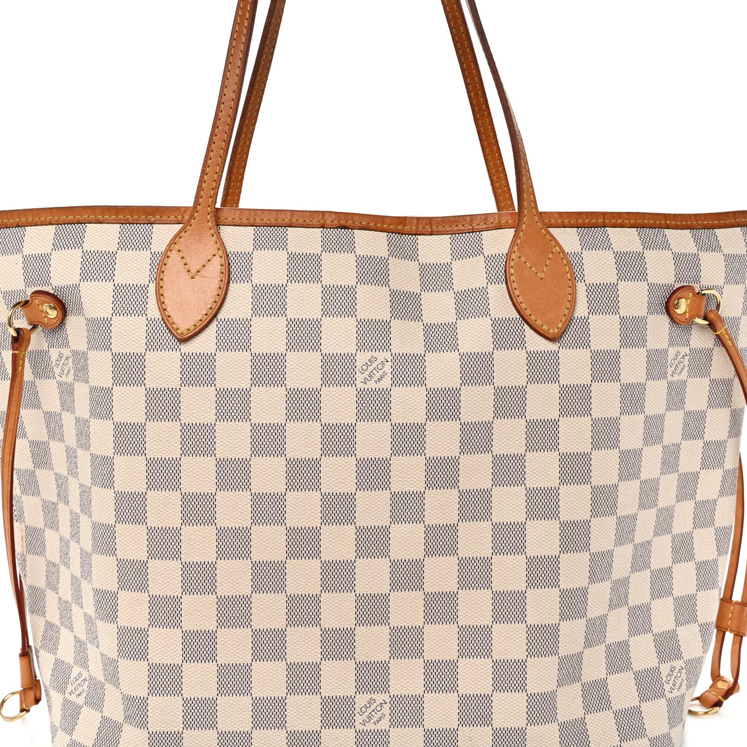 Louis Vuitton Damier Azur Neo Neverfull MM Rose Ballerine 9 of 14