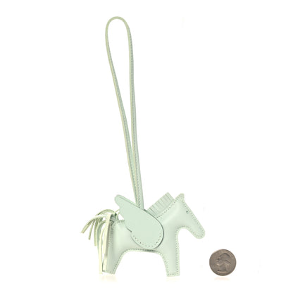 Hermes Milo Lambskin Grigri Rodeo Pegase Horse Bag Charm PM Vert Peppermint Vert Fizz 2 of 5