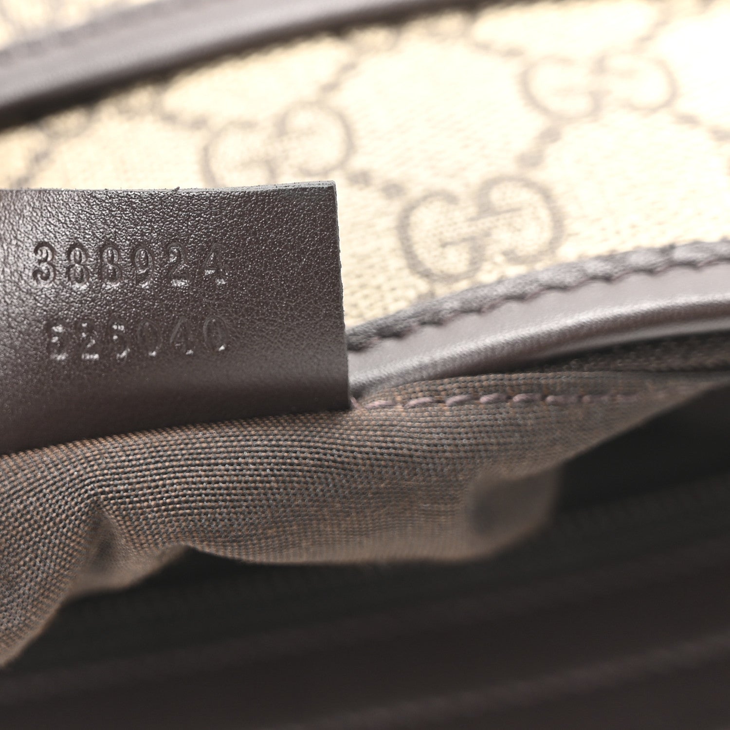 Gucci GG Plus Monogram Medium Flat Messenger Bag Dark Brown 13 of 19