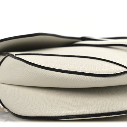 Christian Dior Grained Calfskin Saddle Bag With Strap Latte 9 of 10