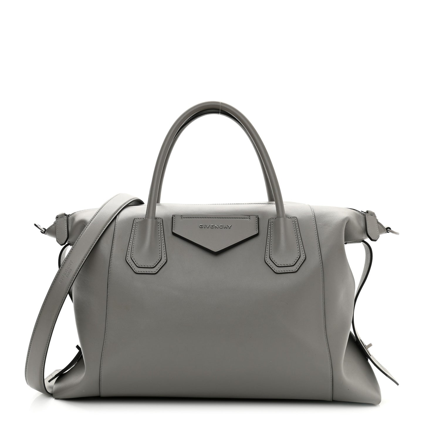 Soft Calfskin Medium Soft Antigona Pearl Grey
