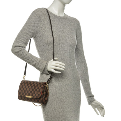 Louis Vuitton Damier Ebene Favorite MM 2 of 7