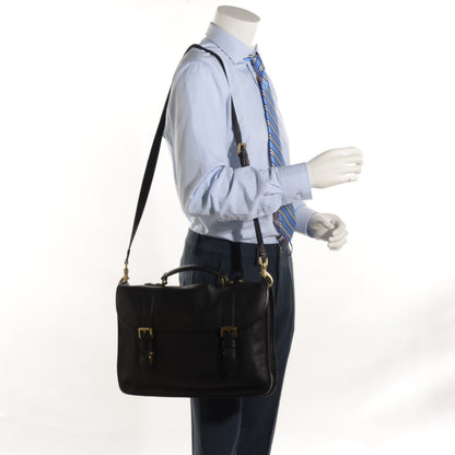 Mulberry Natural Calfskin Elkington Briefcase Black 2 of 7