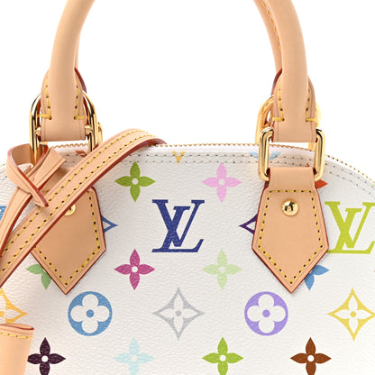 Louis Vuitton LV x TM Monogram Multicolor Alma BB White 7 of 9
