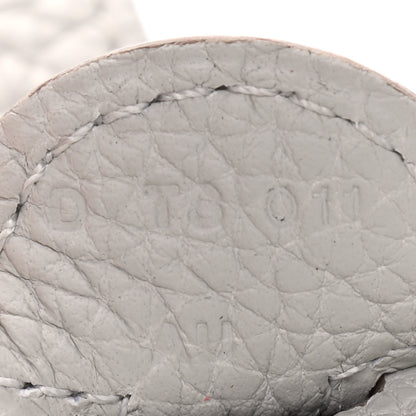 Hermes Taurillon Clemence Evelyne III PM Gris Perle 5 of 7