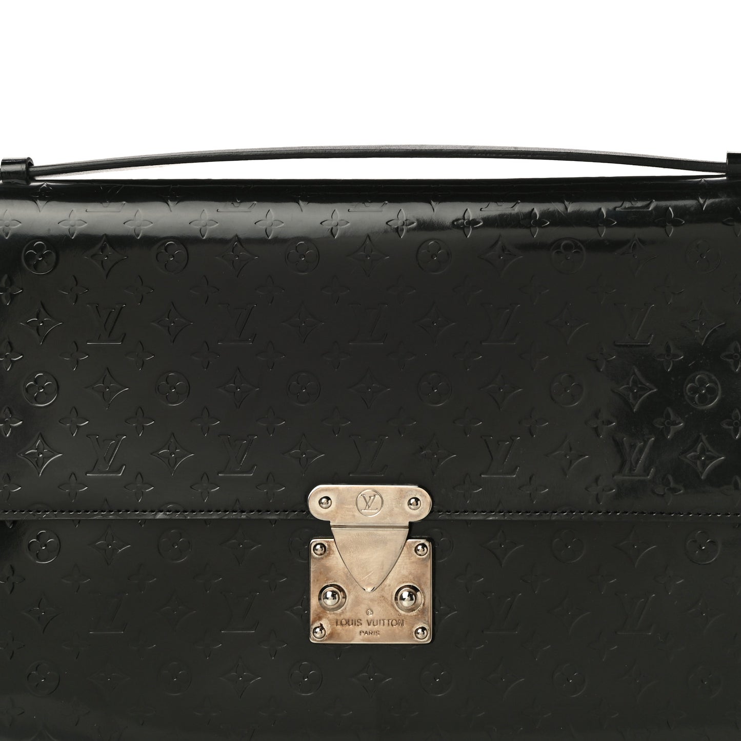 Monogram Glace Anouchka Pochette GM Black