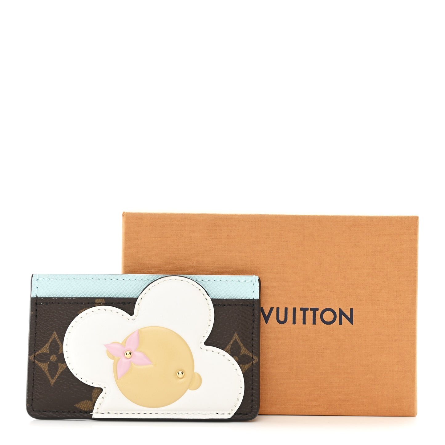 Monogram Vivienne Card Holder Animation Blue