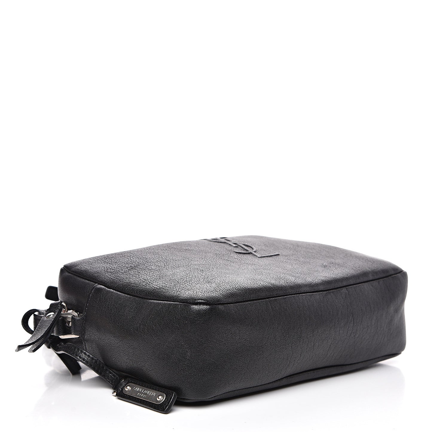 Lambskin Monogram Small Lou Camera Bag Black