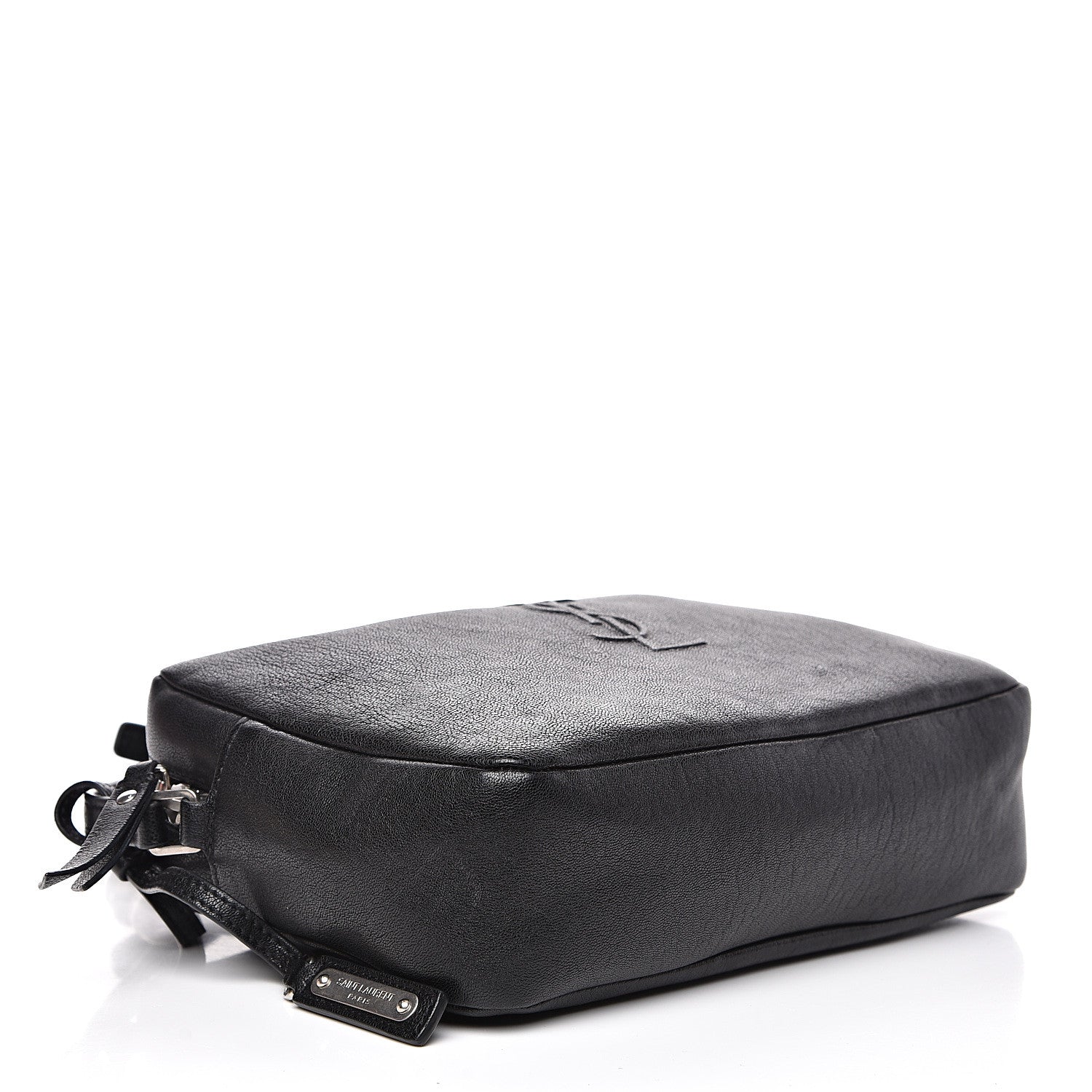 Saint Laurent Lambskin Monogram Small Lou Camera Bag Black 3 of 11
