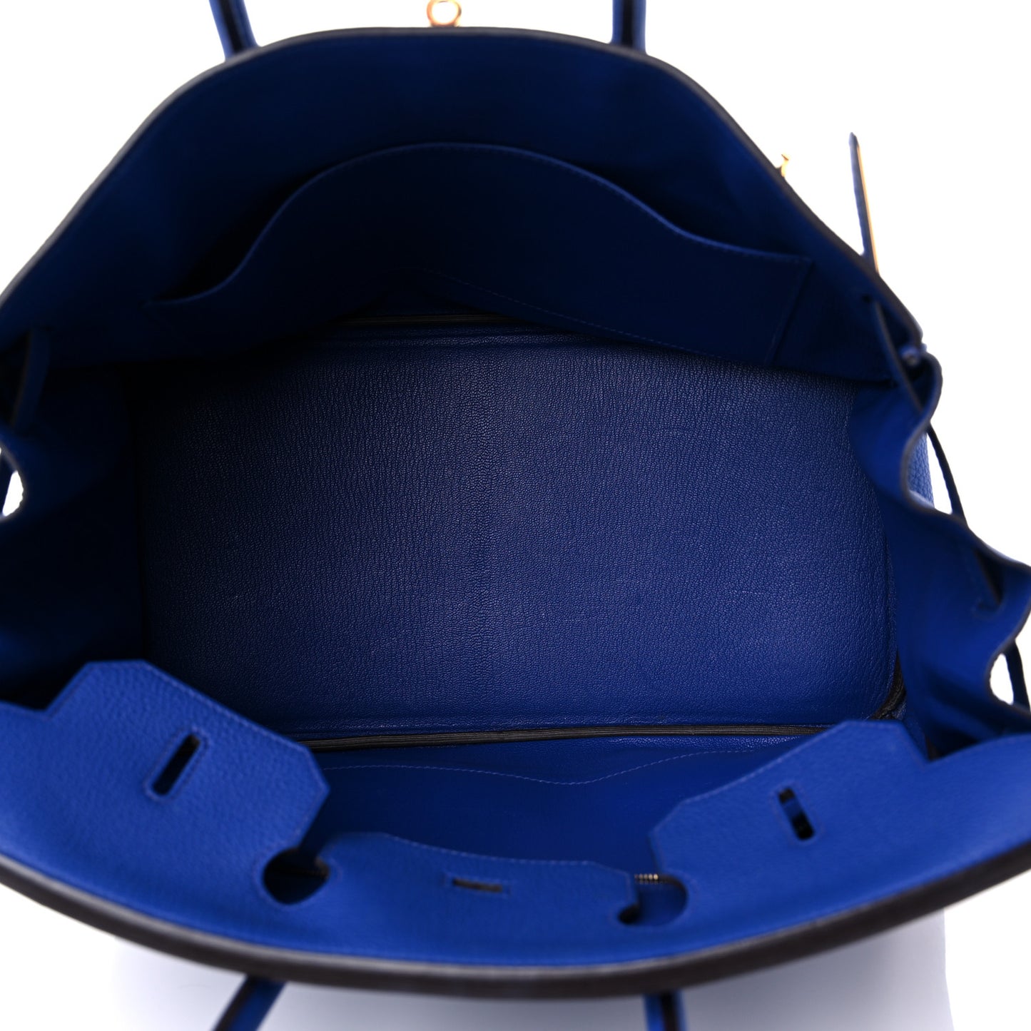 Togo Birkin 35 Bleu Electrique