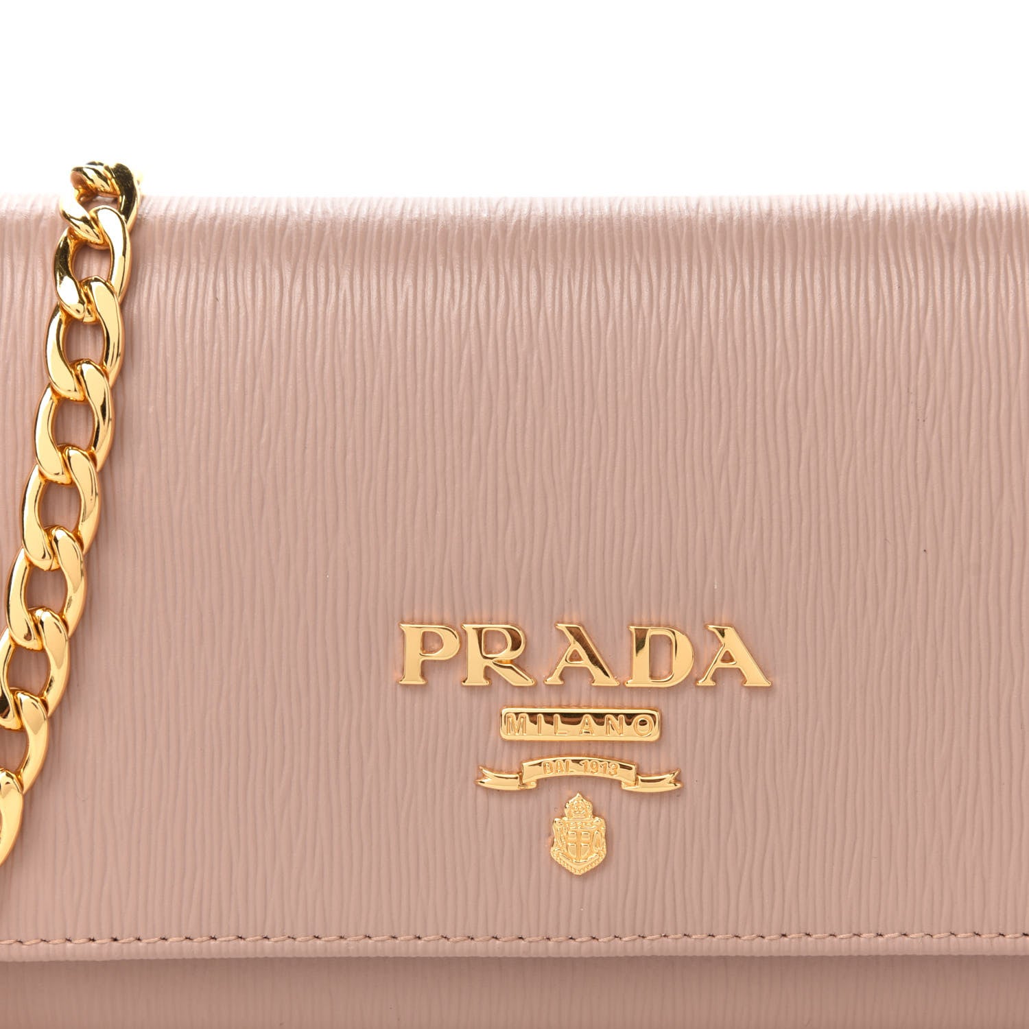 Prada Vitello Move Chain Wallet Cammeo 9 of 9