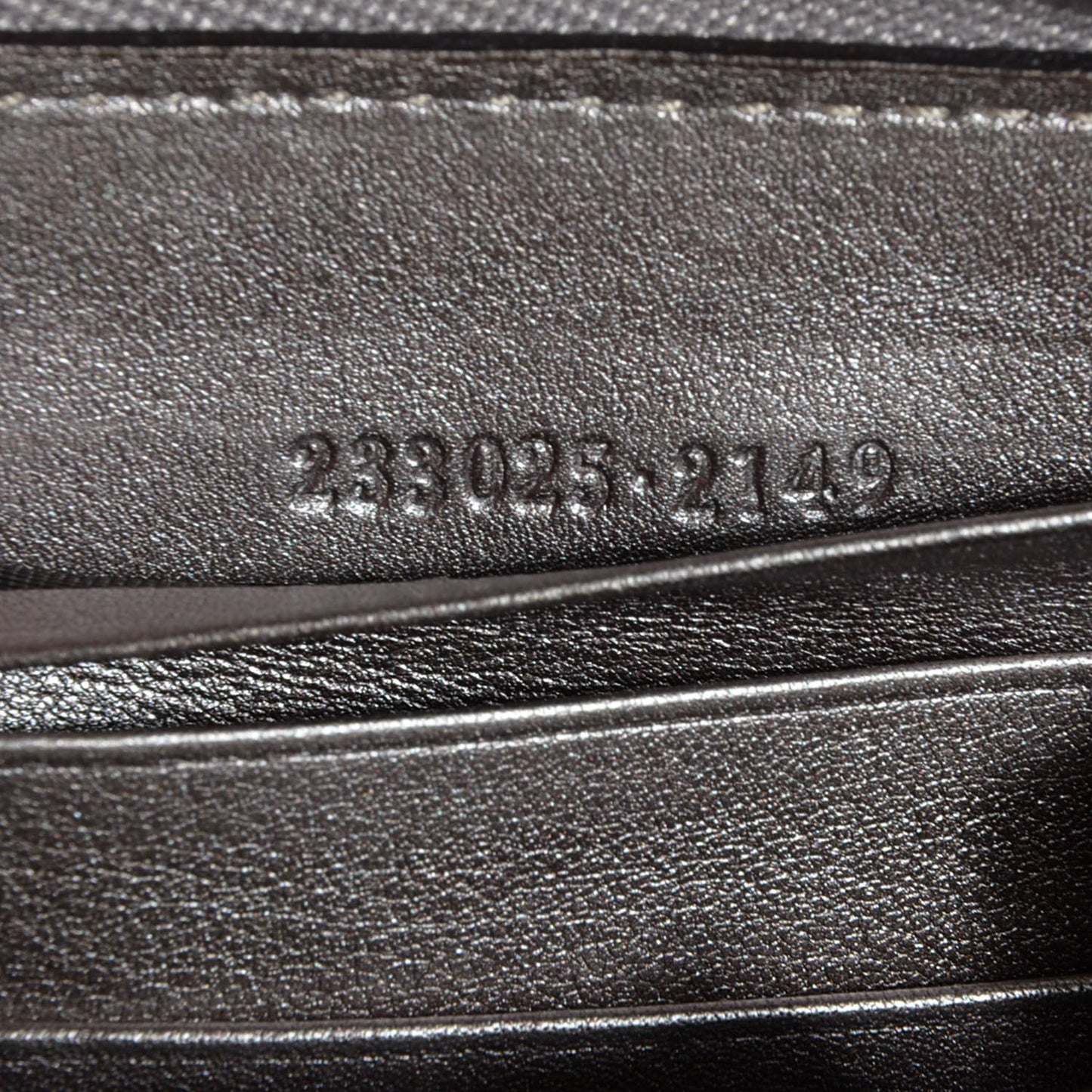 Metallic Guccissima Large Twins Zip Around Wallet Mauve