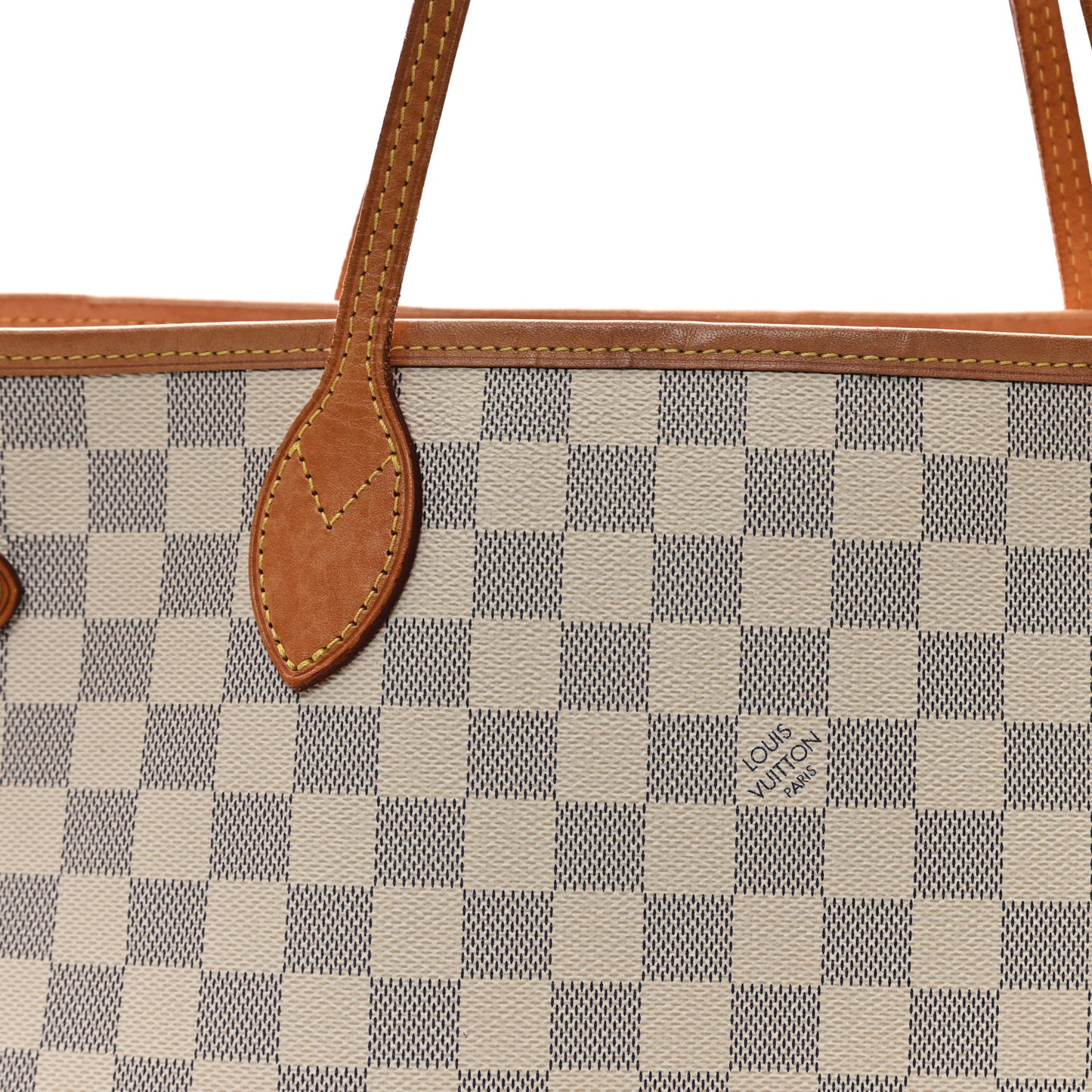 Damier Azur Neo Neverfull MM Rose Ballerine