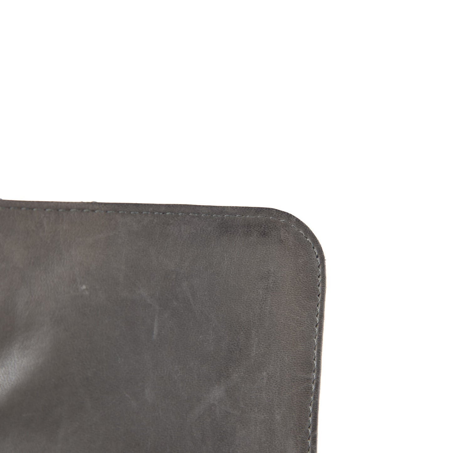 Glazed Calfskin Mademoiselle Lock Kelly Flap Bag Grey