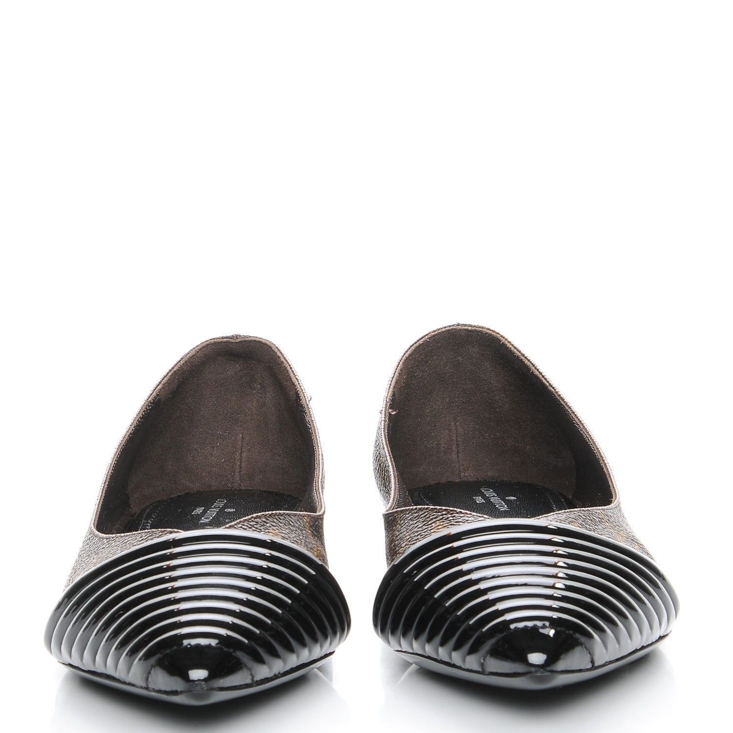 Louis Vuitton Monogram Inspired Ballerina Flats 36.5 2 of 9