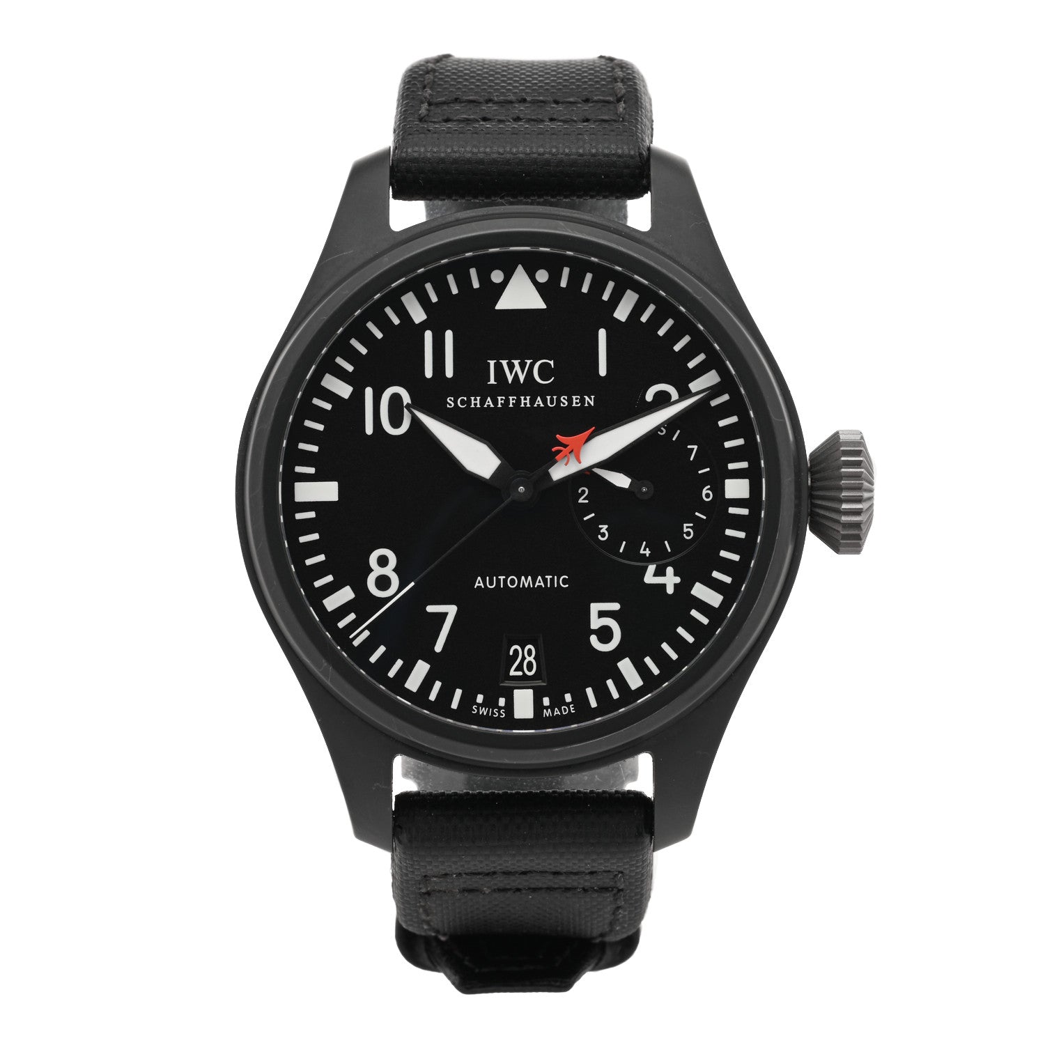 IWC Ceramic Nylon 48mm Top Gun Edition Big Pilot Automatic Watch Black IW501901 1 of 4