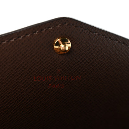 Louis Vuitton Damier Ebene Sarah Wallet NM 6 of 9