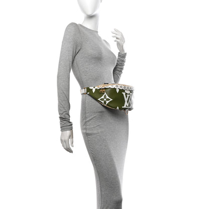 Louis Vuitton Monogram Giant Bumbag Kaki Beige 2 of 11