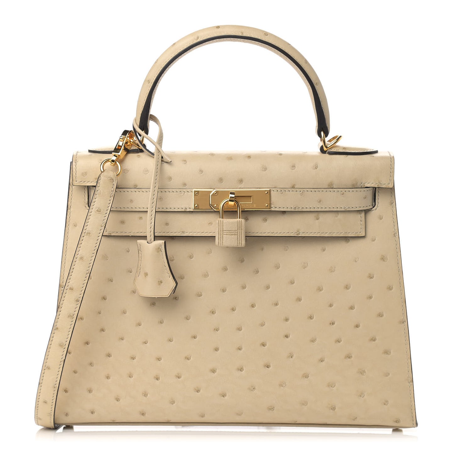 Ostrich Kelly Sellier 28 Parchemin