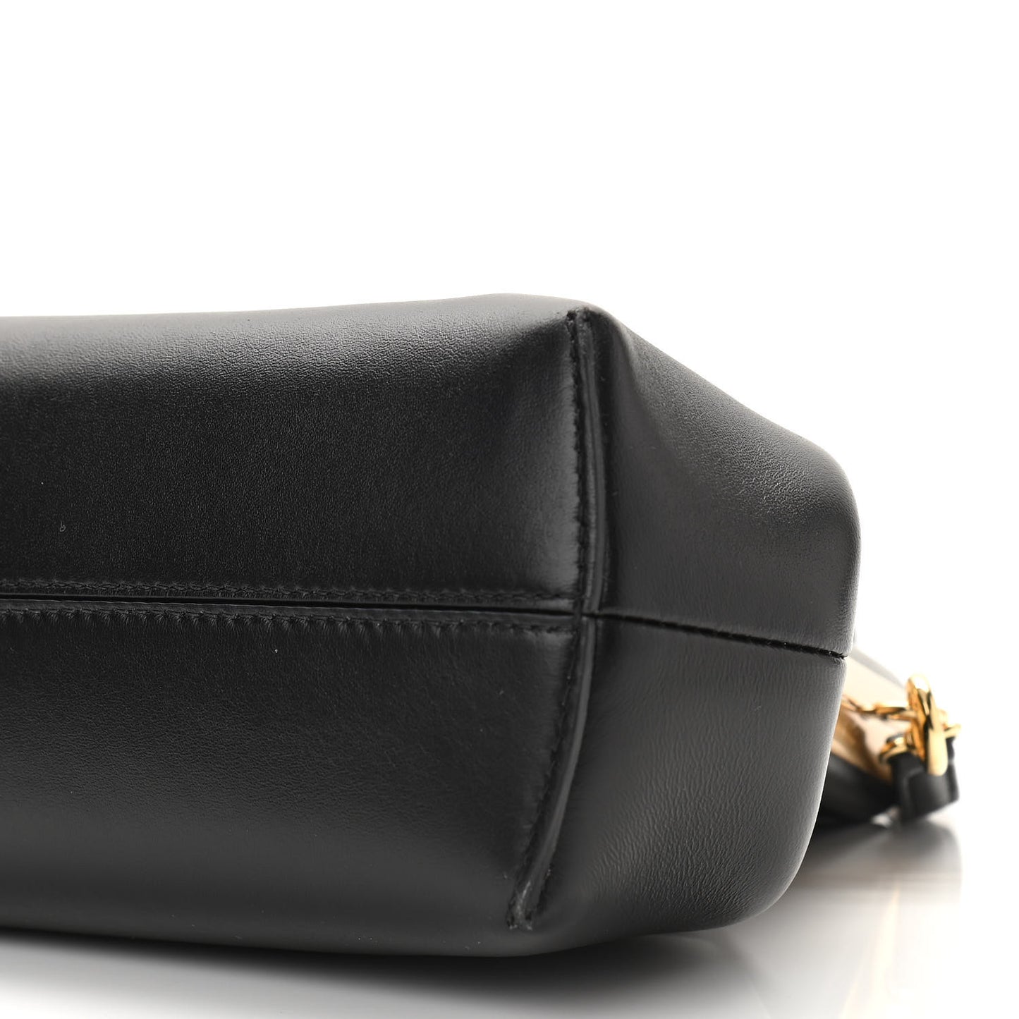 Shiny Nappa Small Fendi First Black