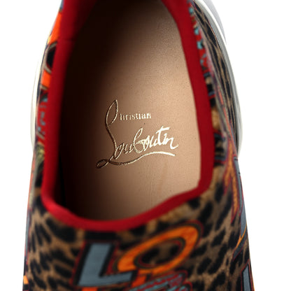 Christian Louboutin Neoprene Space Run Loubileo Donna Flat Sneakers 37 Multi 7 of 10
