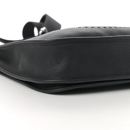 Hermes Taurillon Clemence Evelyne III PM Black 9 of 11