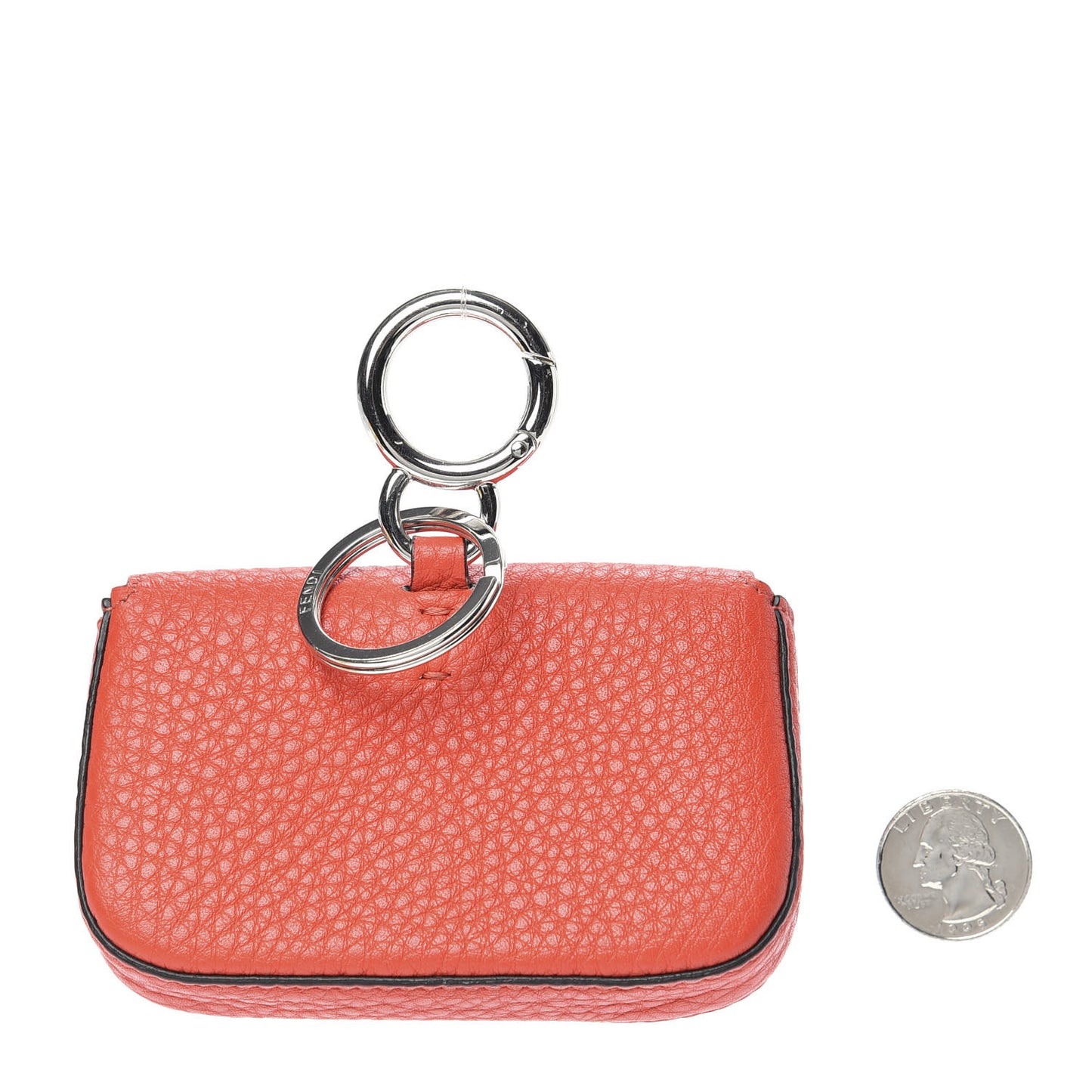 Cuoio Romano Micro Baguette Charm Papavero