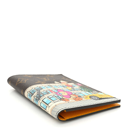Louis Vuitton Monogram 2022 Christmas Animation New York Soho Passport Cover Yellow 4 of 9