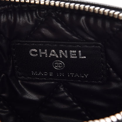 Chanel Lambskin Quilted Small Cosmetic Case Black 6 of 8