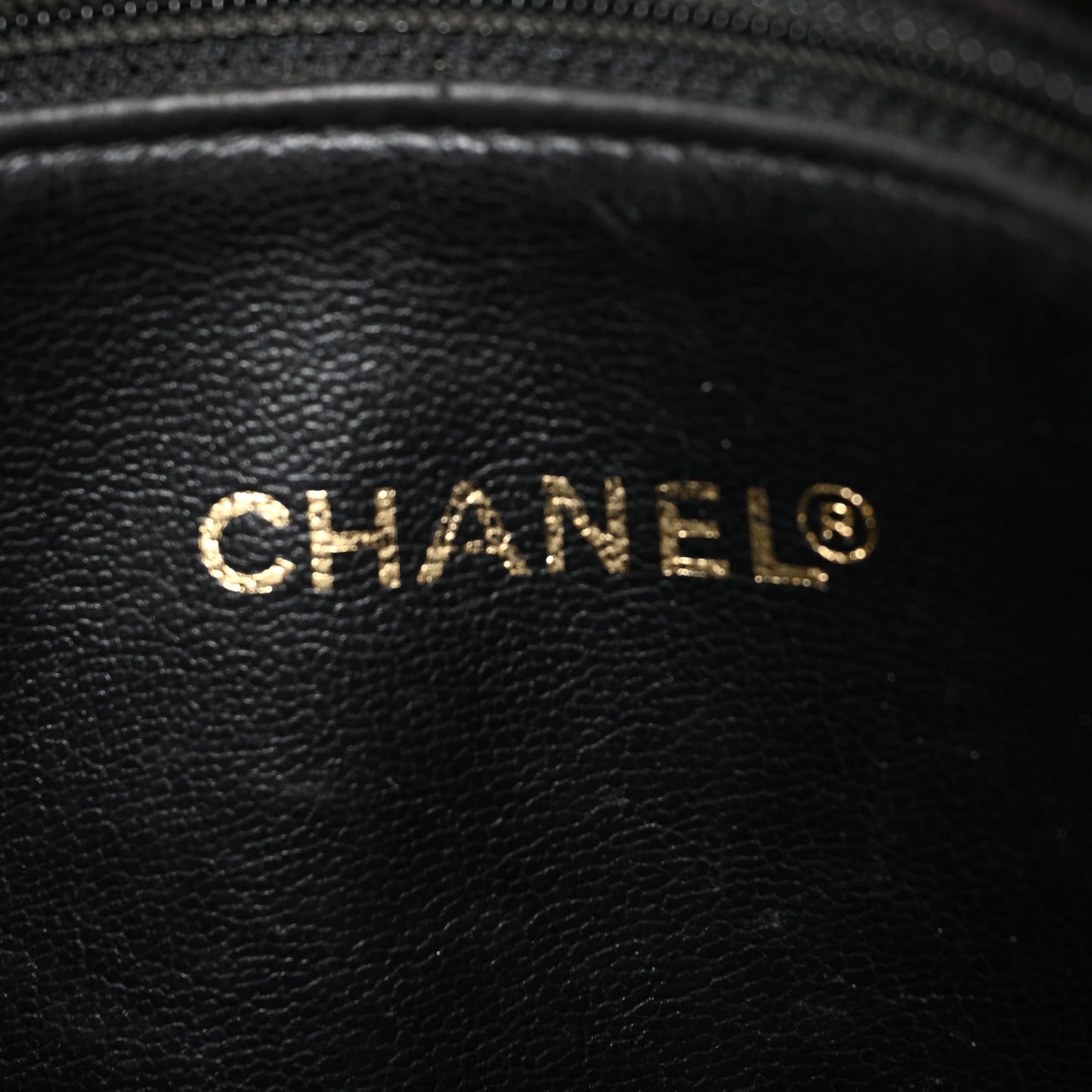 Lambskin Quilted Shopping Tote Black