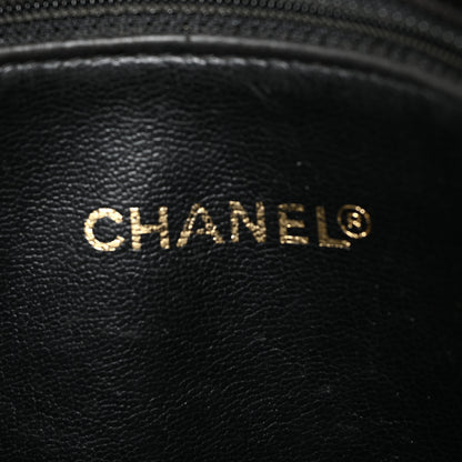 Chanel Lambskin Quilted Shopping Tote Black 6 of 11